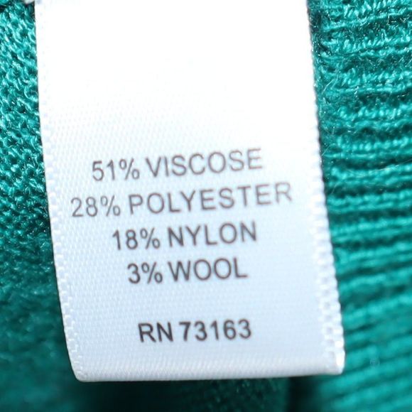 Spense Green Long Sleeve Sweater with Zipper on Back Women's Size XL - Picture 7 of 7